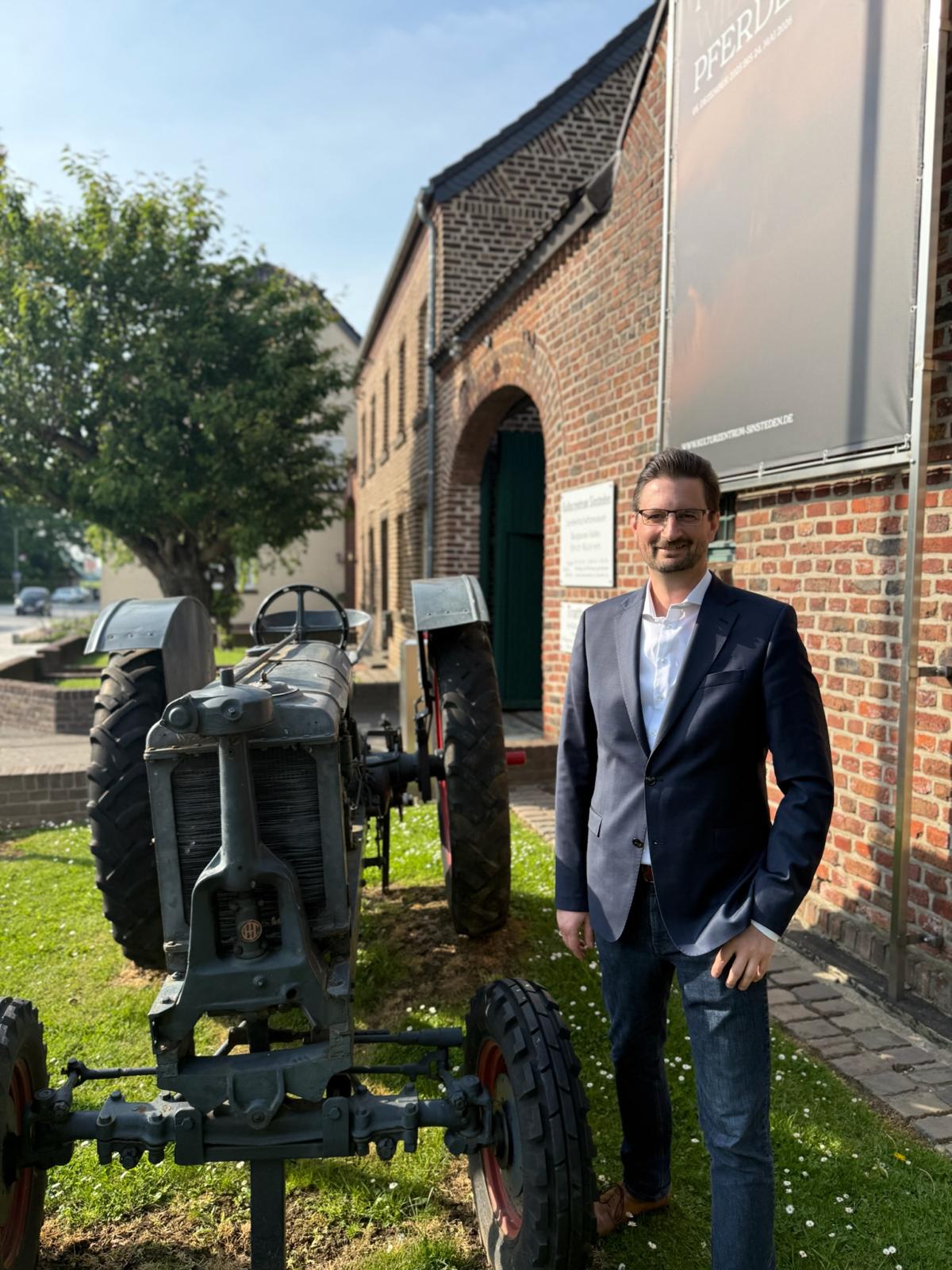 Mathias Junggeburth am Kreiskulturzentrum Sinsteden, Grevenbroich